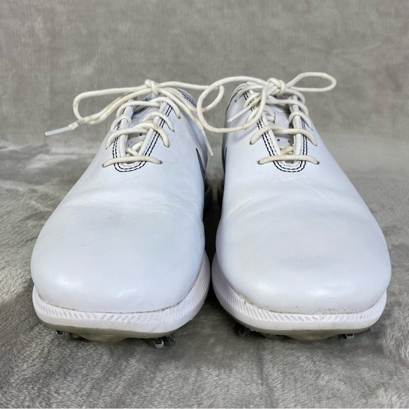 Nike Air Zoom Victory Tour 2 Men's Golf Shoes Size 8 White Gray Leather - Picture 4 of 11